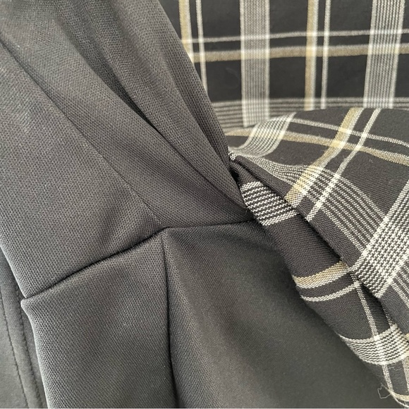 EP Pro Golf Skort Womens 4 Black Tan White Plaid Pockets Golfer Outdoors Casual - Picture 10 of 14